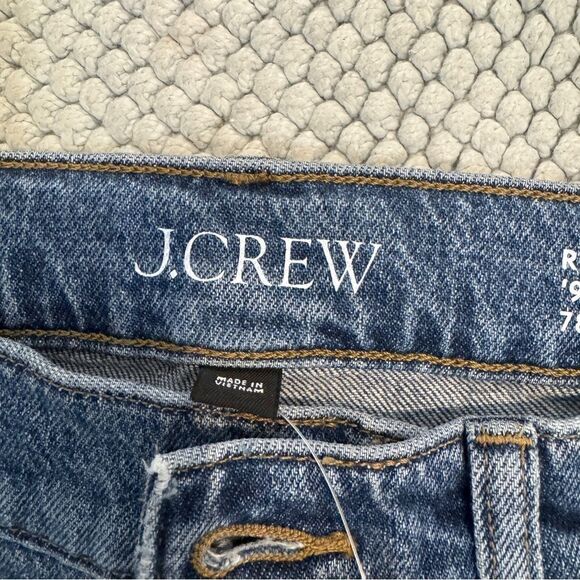 J Crew High Rise ‘96 Kickout Jean Classic Blue Denim Jeans sz28- NWT - Picture 9 of 12